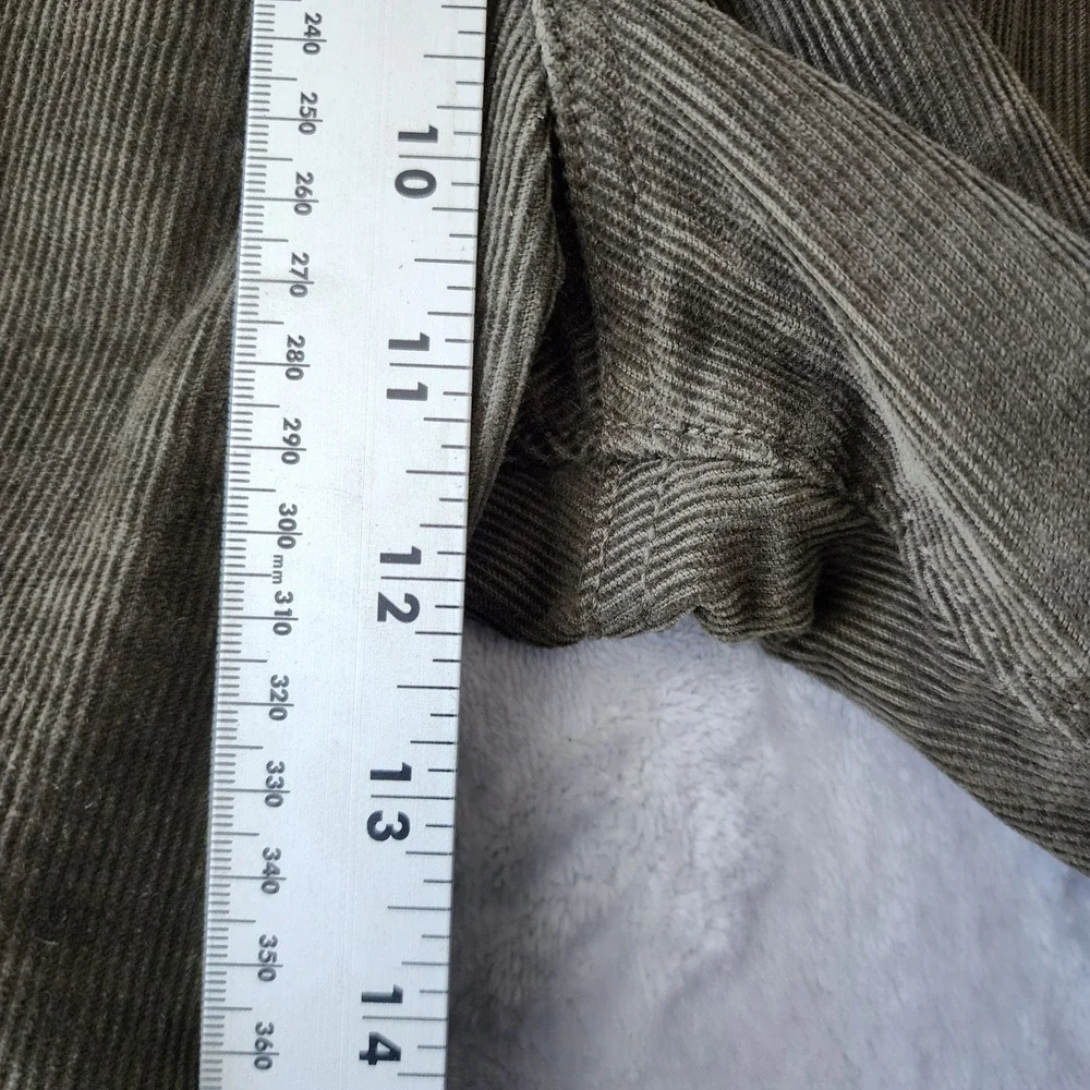 J.Crew Flex Straight Fit Corduroy Pants Mens 32X30 Olive Drab Green NWT